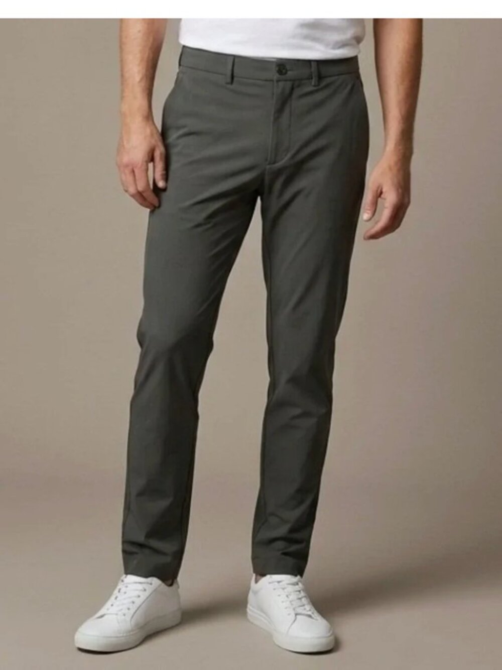 Theory Pants Mens Gray Zaine SW Neoteric Stretch Dress Casual Chino Tag 32 W34